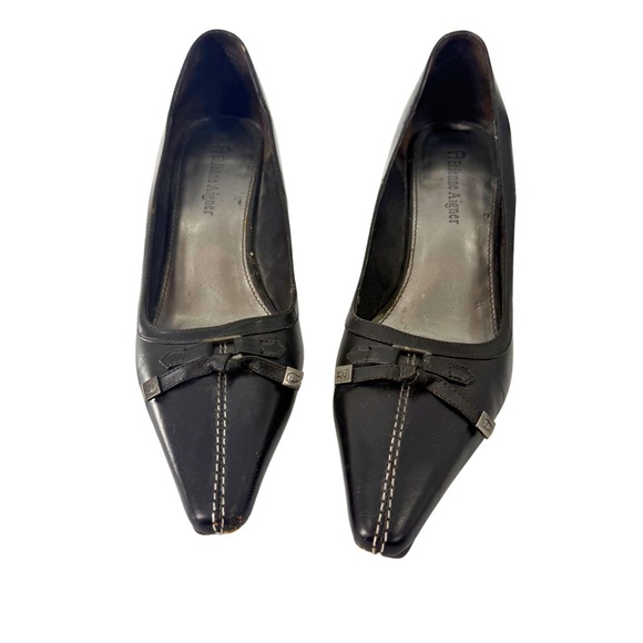 ETIENNE AIGNER Paulette Womens Size 6 M Leather Pumps Pointed Toe Stiletto - Picture 1 of 10